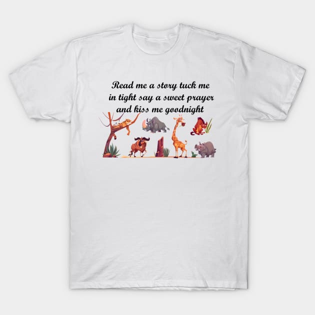 Read me a story animals T-Shirt by lonway